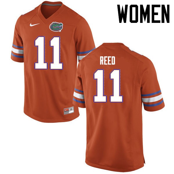 Florida Gators Women #11 Jordan Reed College Football Jersey Orange